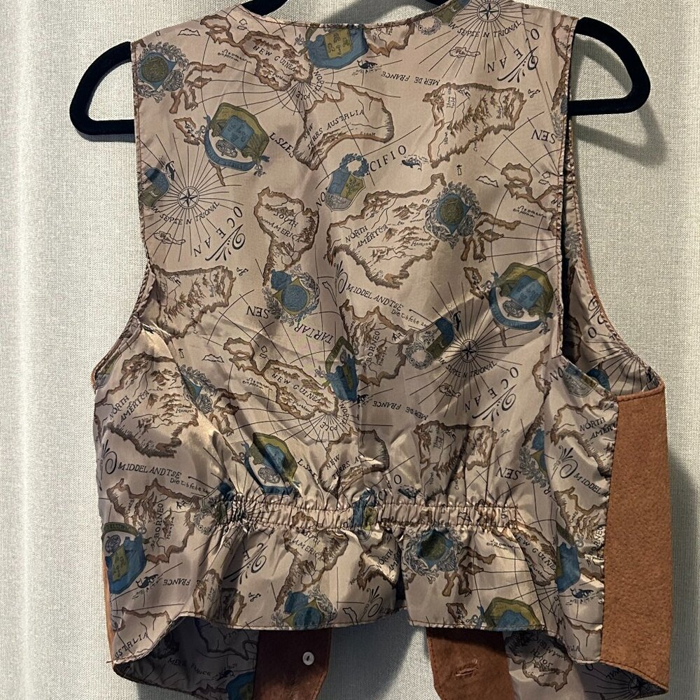 FINAL SALE -- Runaway Bay Suede Vest - Size M - Unisex - Picture 3 of 11
